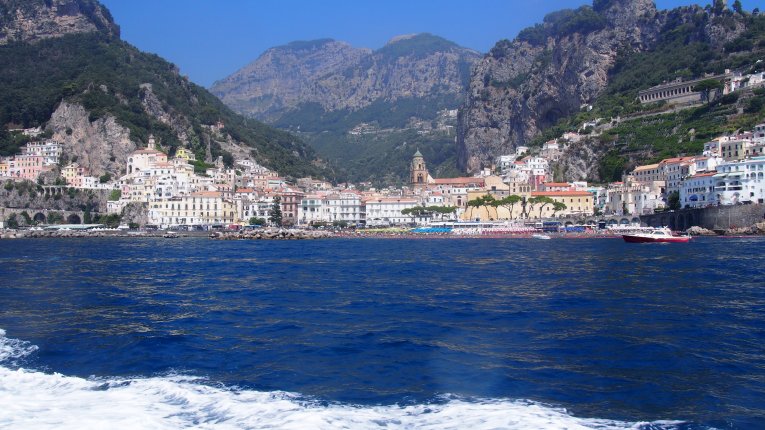 Widok na Amalfi