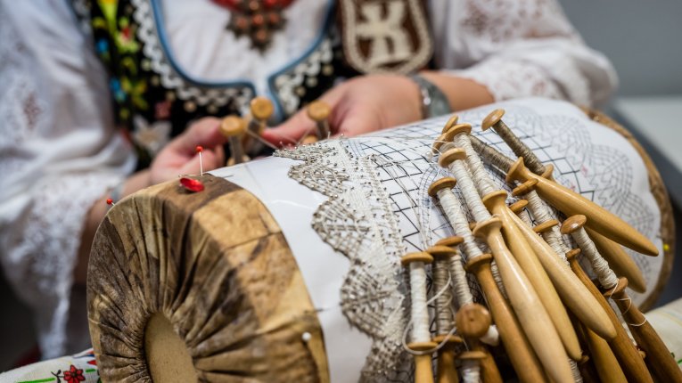 Zdjęcie wałka do robienia koronki