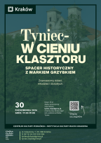 Zdjęcie opactwa w Tyńcu i informacje o wydarzeniu.