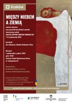 Plakat wystawy "Między niebem a ziemią"