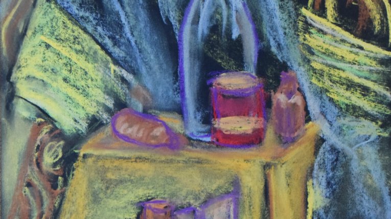 Maria Żak - rysunek pastelami suchymi