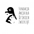 Gołąb, inny ptak oraz mysz jako składowe logo. Obok napis Fundacja Akcja dla dzikich zwierząt.
